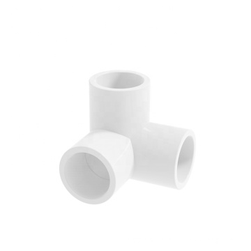 Factory Plastic UPVC SCH40 pipe fittings PVC 3 three way elbow